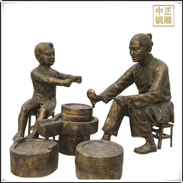 磨豆?jié){銅雕塑.jpg 磨豆?jié){銅雕塑.jpg