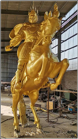 景觀銅馬擺件、