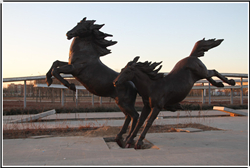 銅馬景觀(guān)雕塑