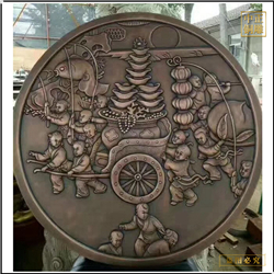 鍛銅鑄銅浮雕壁畫(huà)