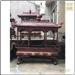 直銷(xiāo)批發(fā)有蓋長(zhǎng)方銅香爐