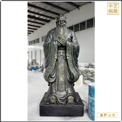 廠(chǎng)家供應(yīng)銅雕孔子雕像