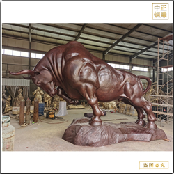 純銅長(zhǎng)5米銅牛鑄造