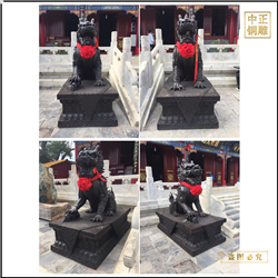 現(xiàn)貨供應1米銅麒麟擺件