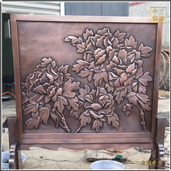 景觀(guān)銅浮雕屏風(fēng)